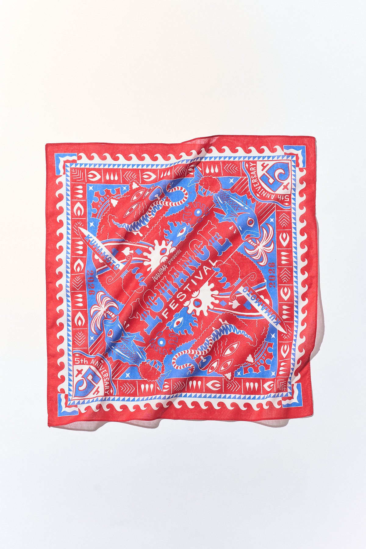 BANDANA [Red] – 1CHANCE FESTIVAL 2026 オフィシャルグッズ通販