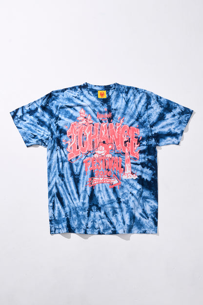 1CF Tie Dye TEE [Blue Black]