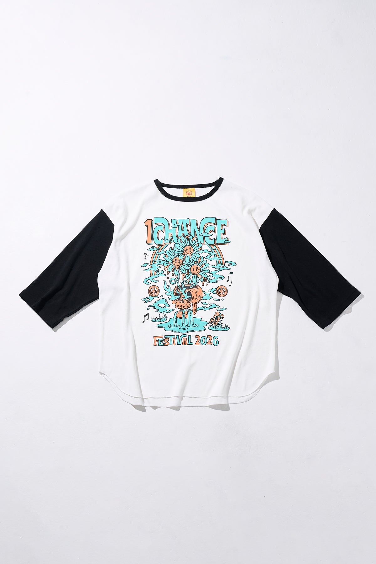 Raglan Sleeve Tee [White]