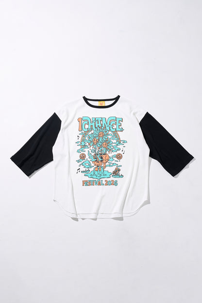 Raglan Sleeve Tee [White]