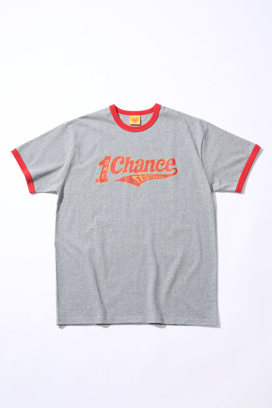 1CF26 RINGERTEE [Gray × Red]