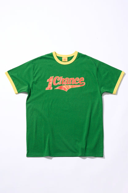 1CF26 RINGER TEE [Green x Yellow]