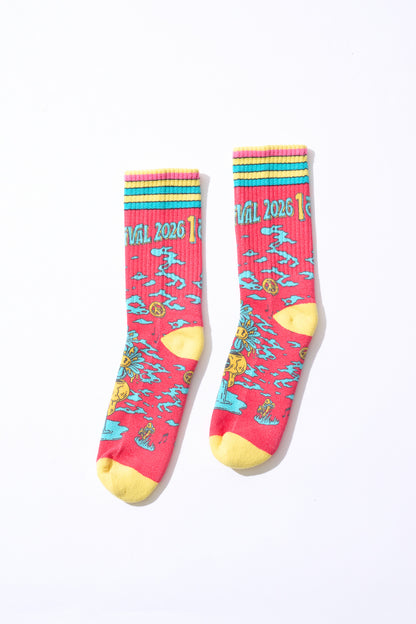 Socks [Pink x Yellow]