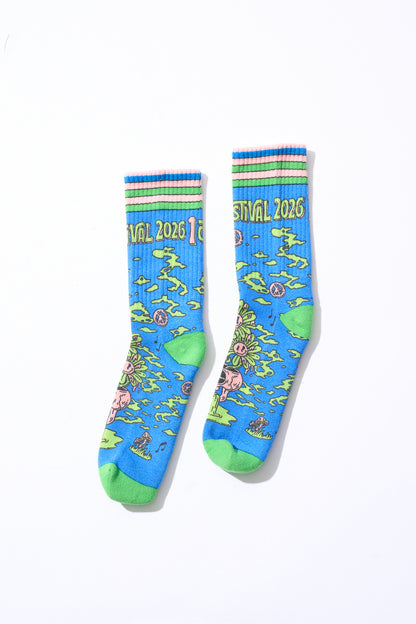 Socks [Blue x Green]