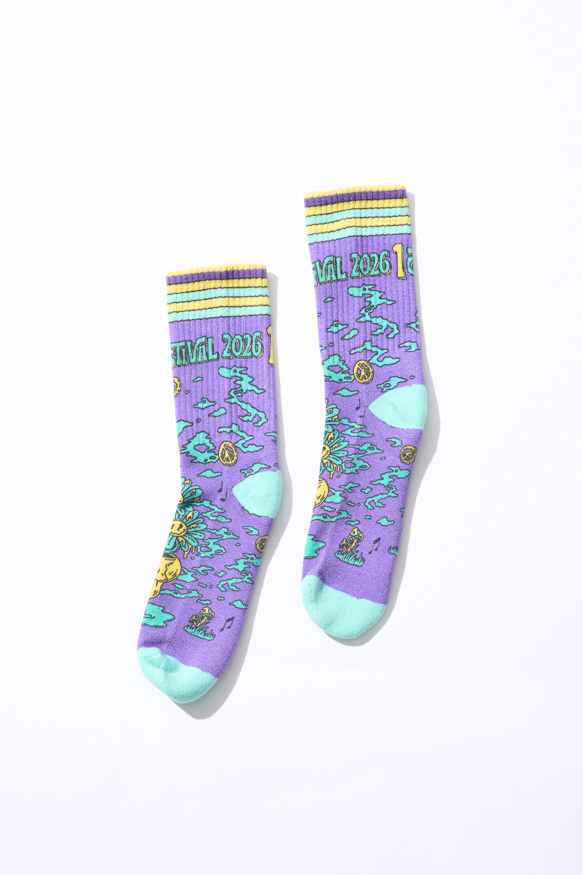 Socks [Purple x Turquoise]