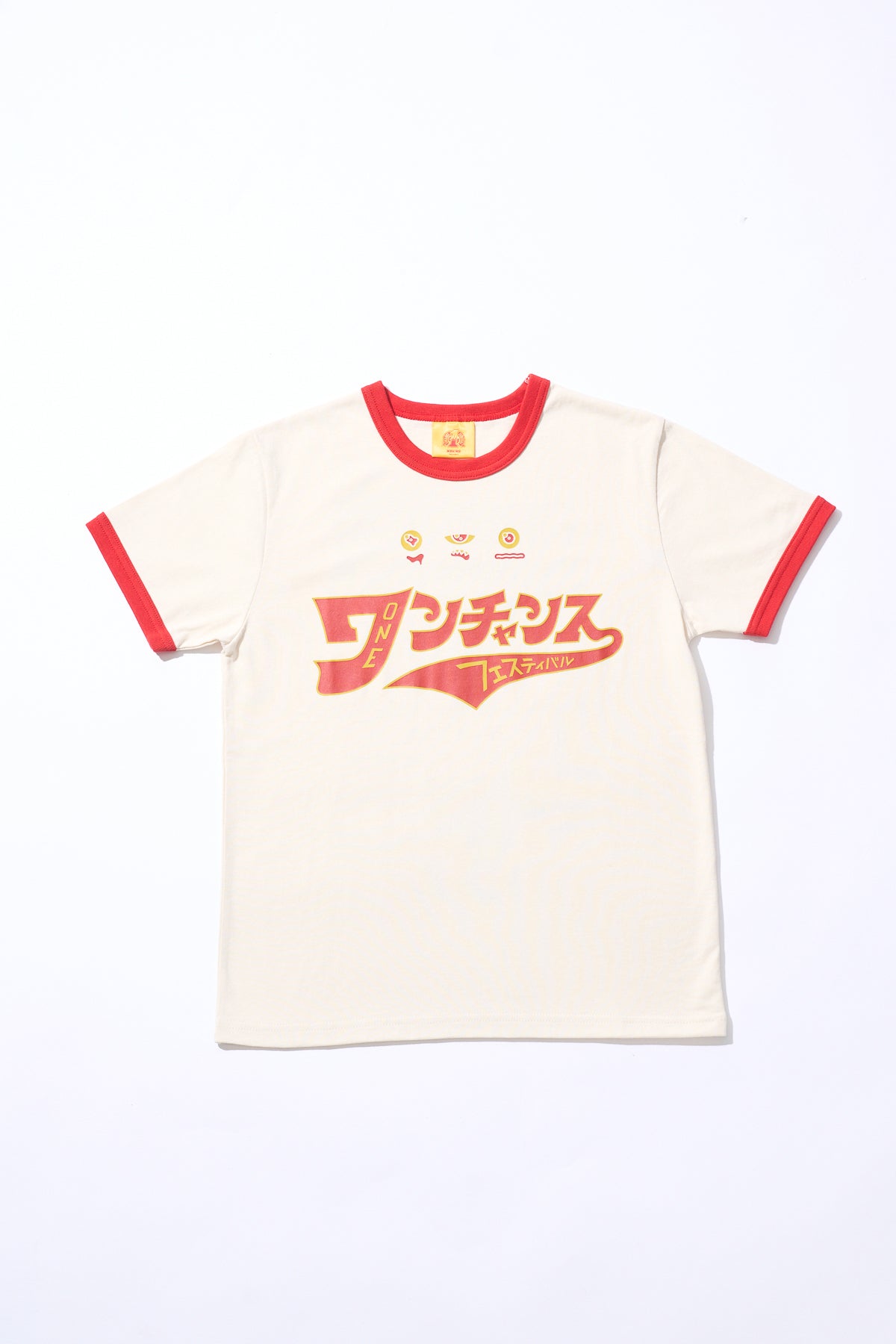 1CF26 KIDS RINGER TEE [White x Red]