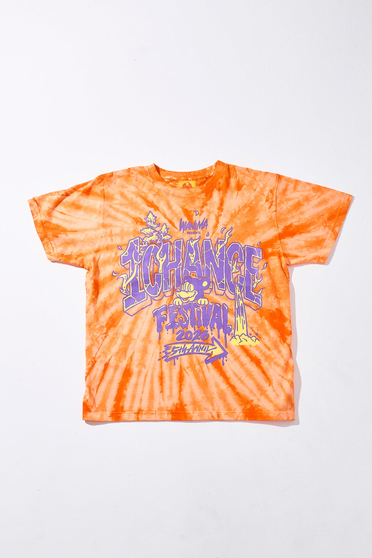 1CF Tie Dye TEE [Orange] – 1CHANCE FESTIVAL 2026 オフィシャル