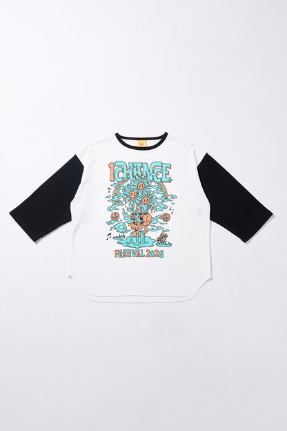 Raglan Sleeve Tee [White]