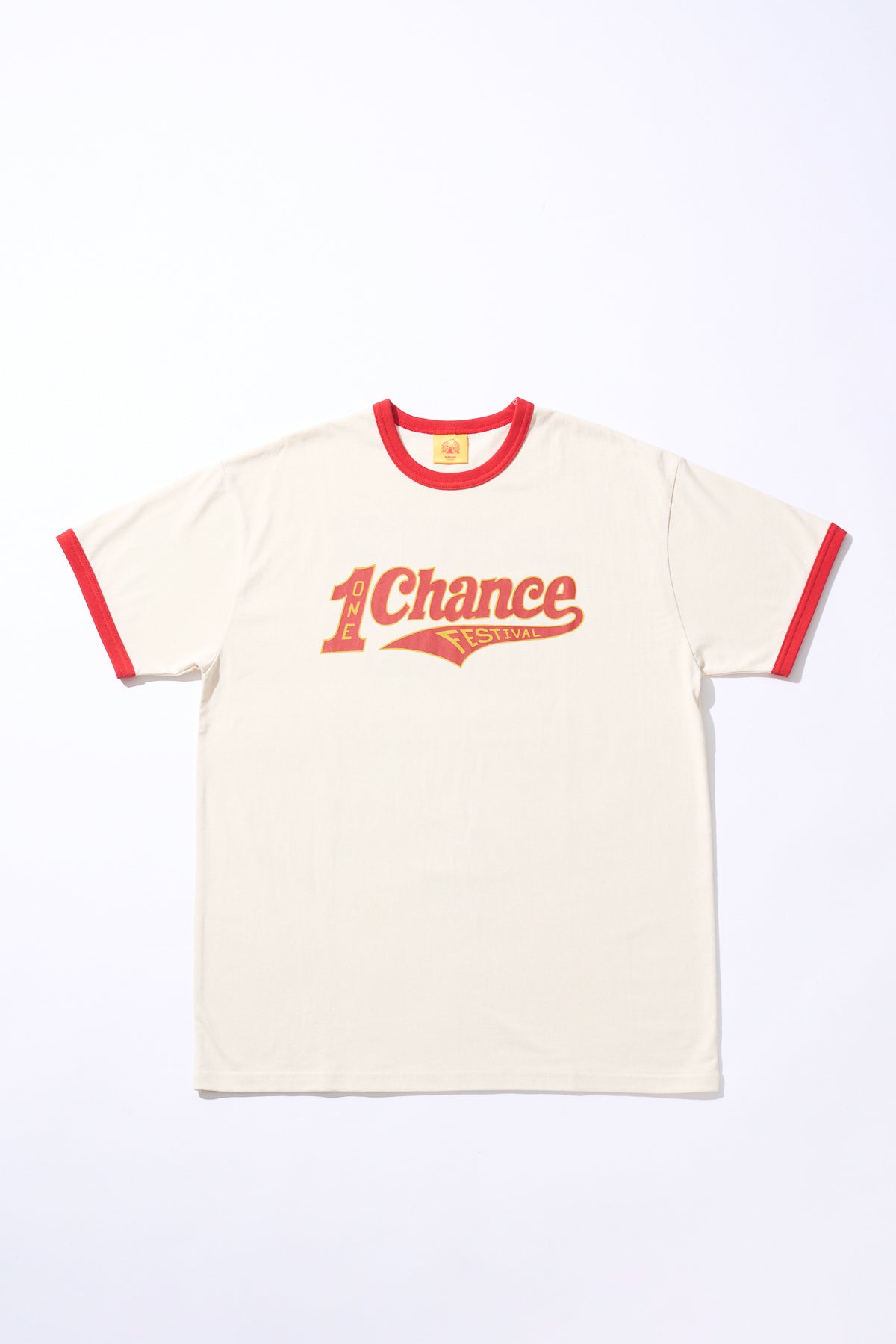 1CF26 RINGER TEE [White × Red]