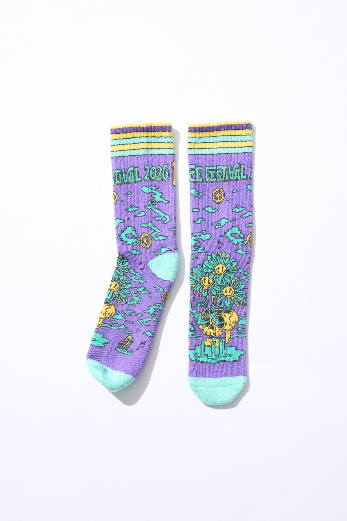 Socks [Purple x Turquoise]