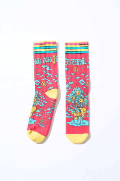 Socks [Pink x Yellow]