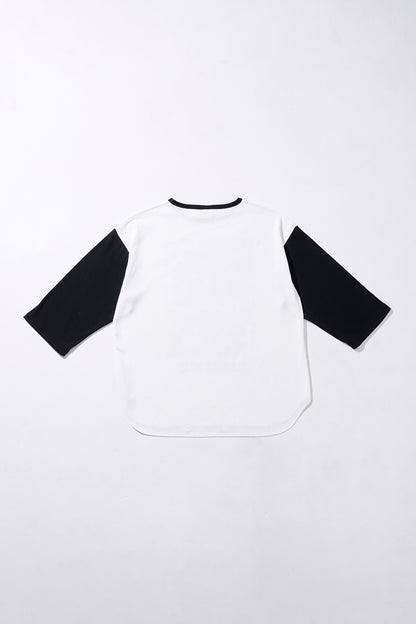 Raglan Sleeve Tee [White]
