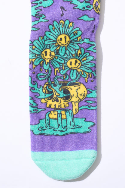 Socks [Purple x Turquoise]