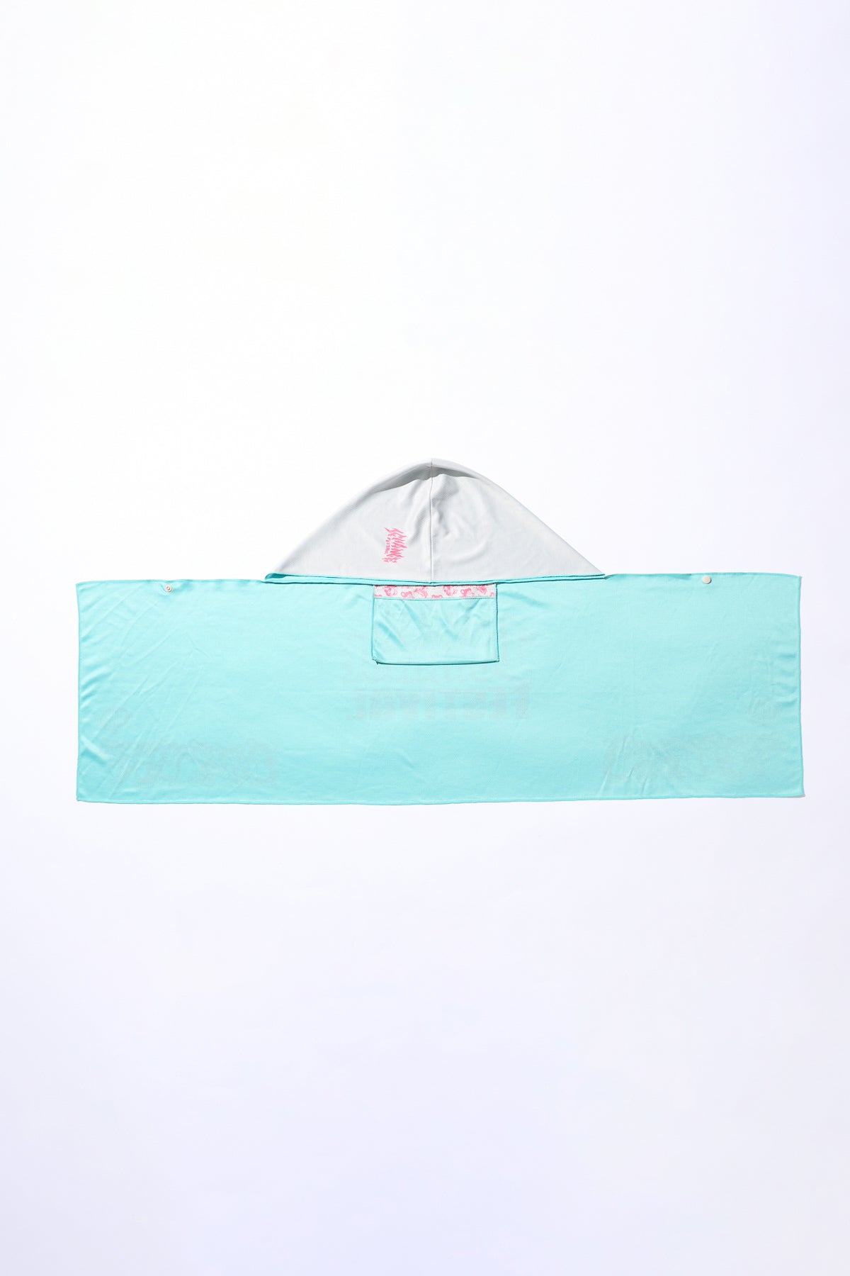 Packable Hoodie Cooling Towel [GRAY]