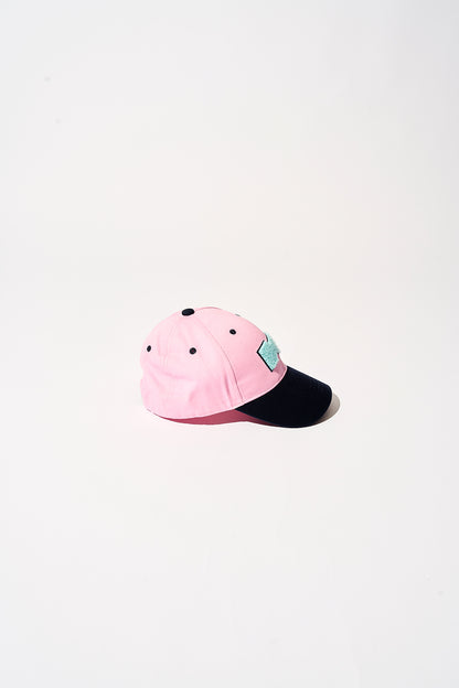 CAP [Pink × Navy]