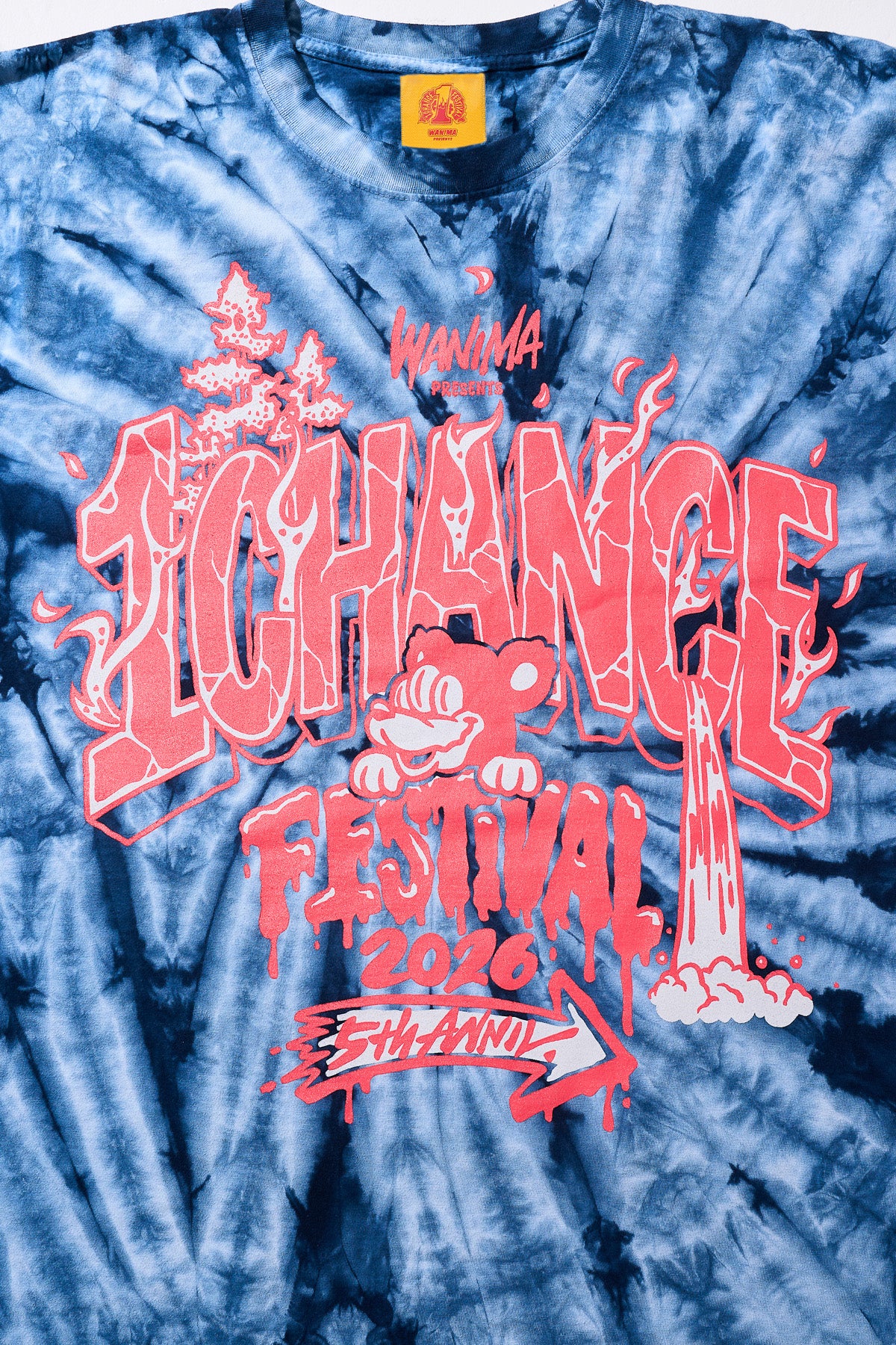 1CF Tie Dye TEE [Blue Black]