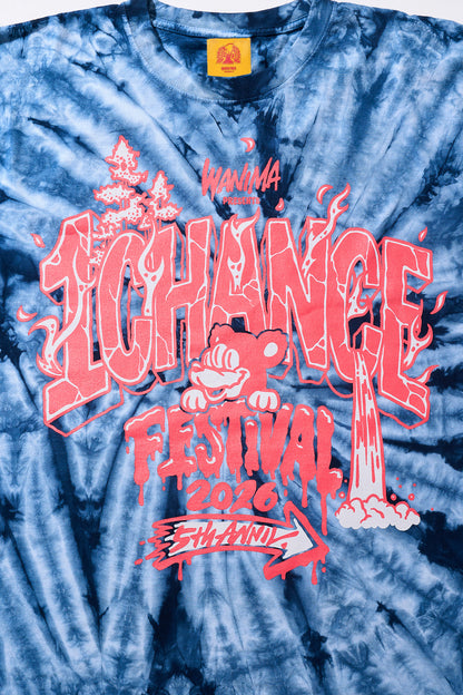 1CF Tie Dye TEE [Blue Black]