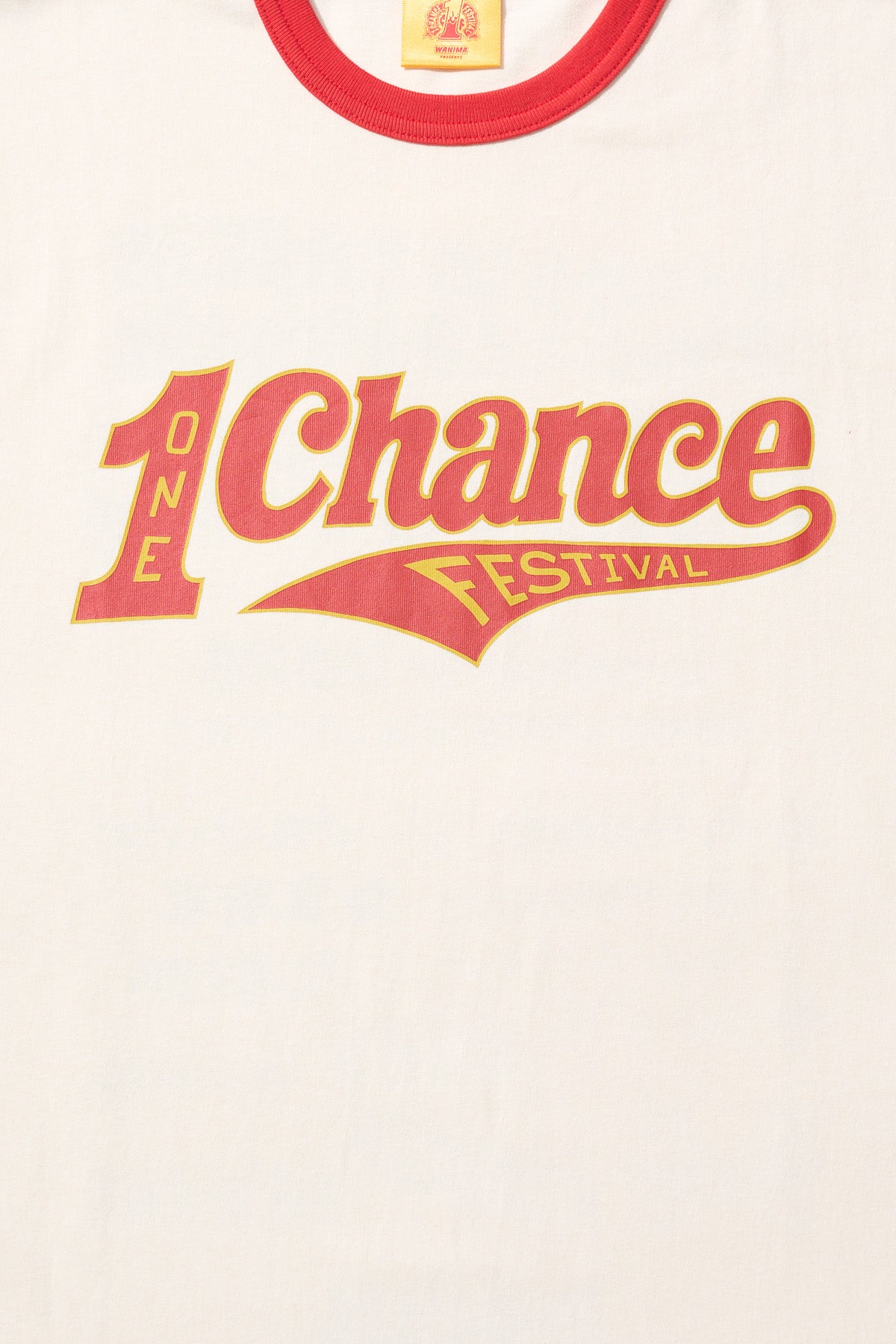 1CF26 RINGER TEE [White × Red]