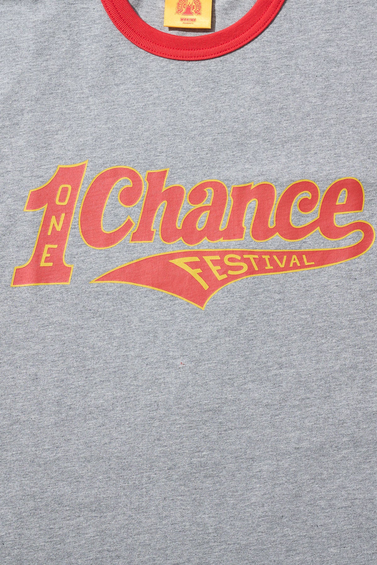 1CF26 RINGER TEE [Gray × Red]