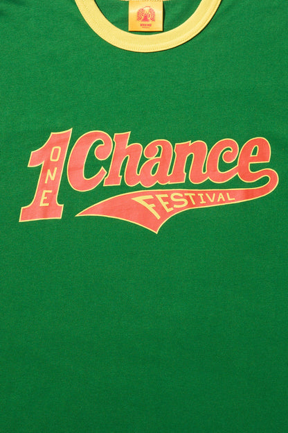 1CF26 RINGER TEE [Green x Yellow]