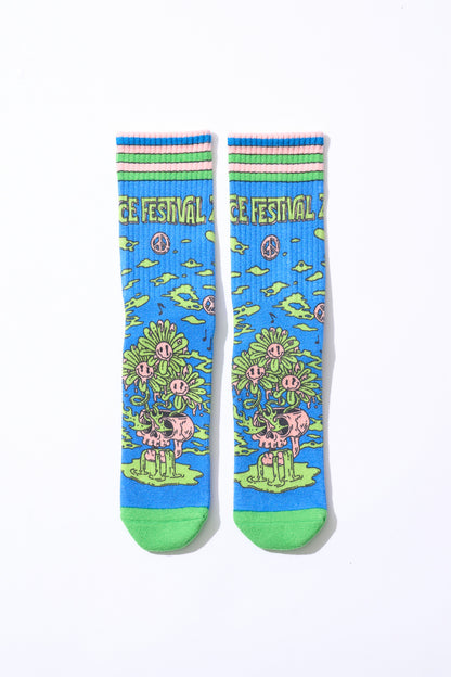 Socks [Blue x Green]