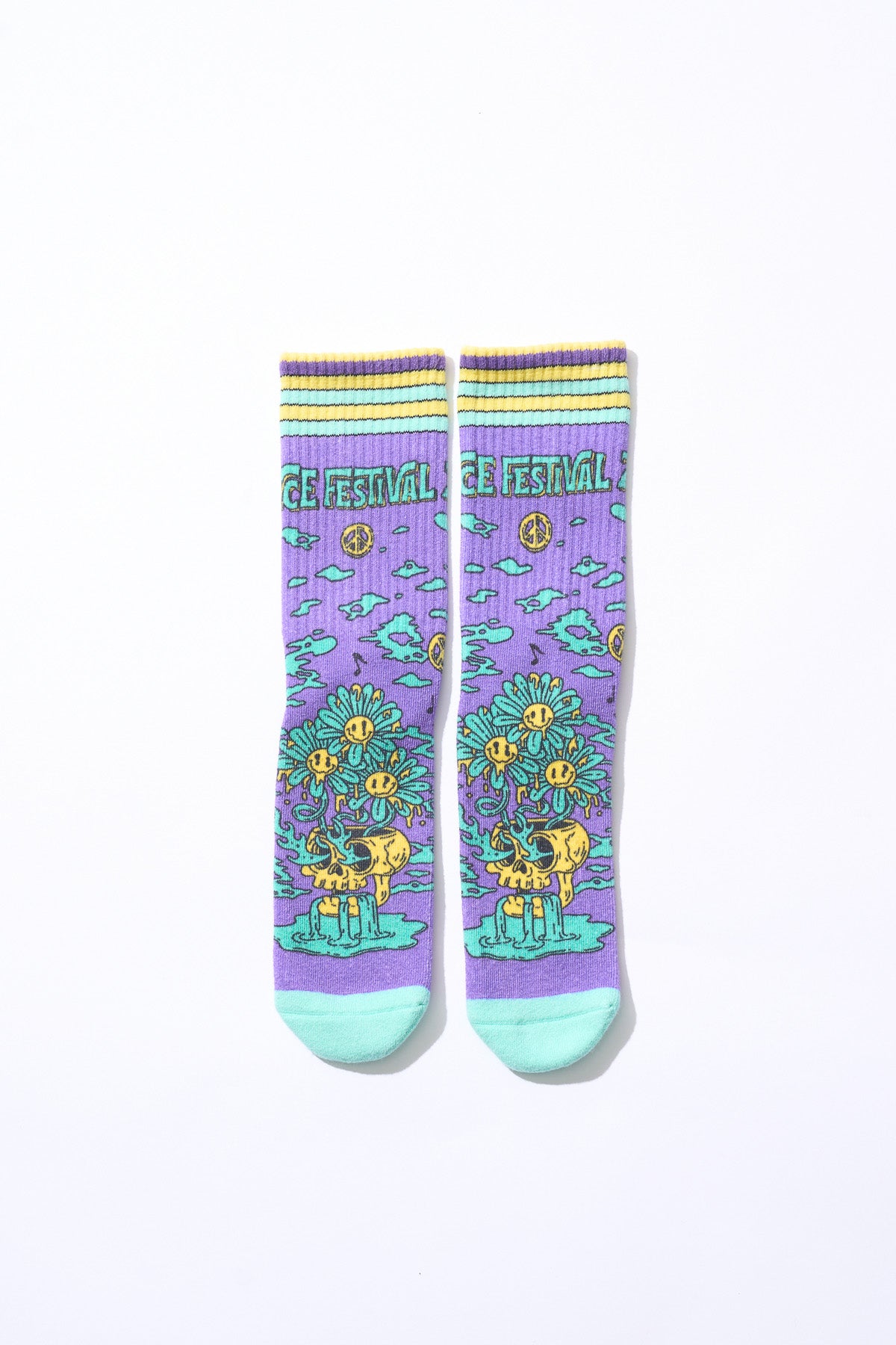 Socks [Purple x Turquoise]