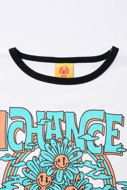 Raglan Sleeve Tee [White]
