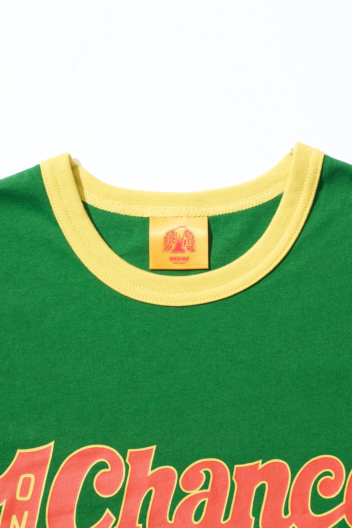 1CF26 RINGER TEE [Green x Yellow]