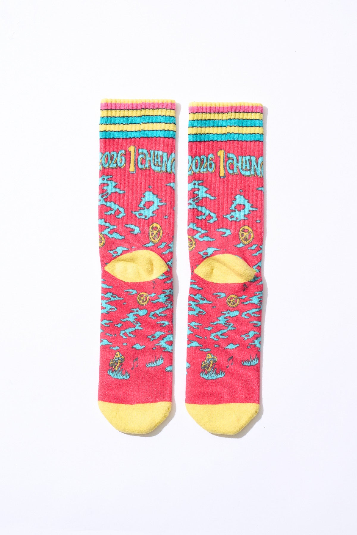 Socks [Pink x Yellow]