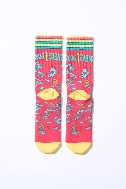 Socks [Pink x Yellow]