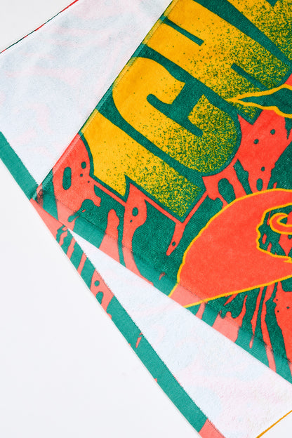 BATH TOWEL [ORANGE × YELLOW LOGO]