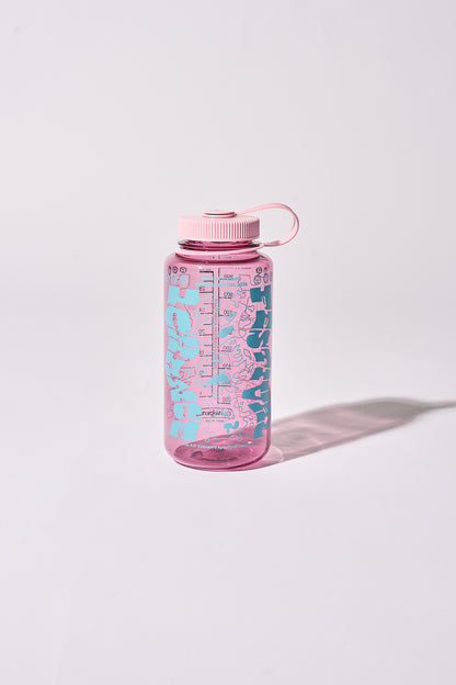 Nalgene 32oz Water Bottle "1CF  Rainbow" [PINK]