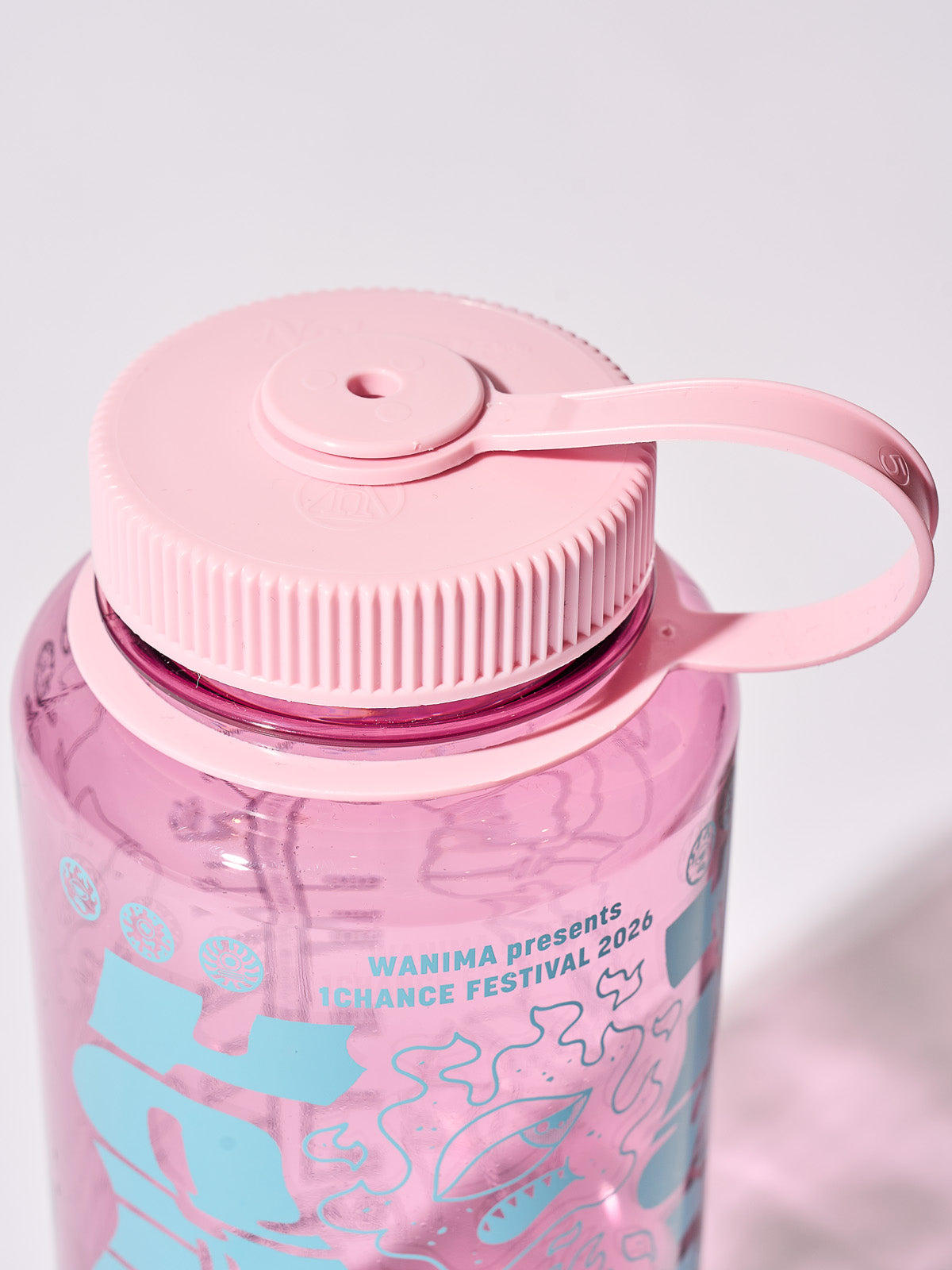 Nalgene 32oz Water Bottle "1CF  Rainbow" [PINK]