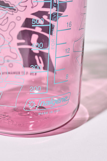 Nalgene 32oz Water Bottle "1CF  Rainbow" [PINK]