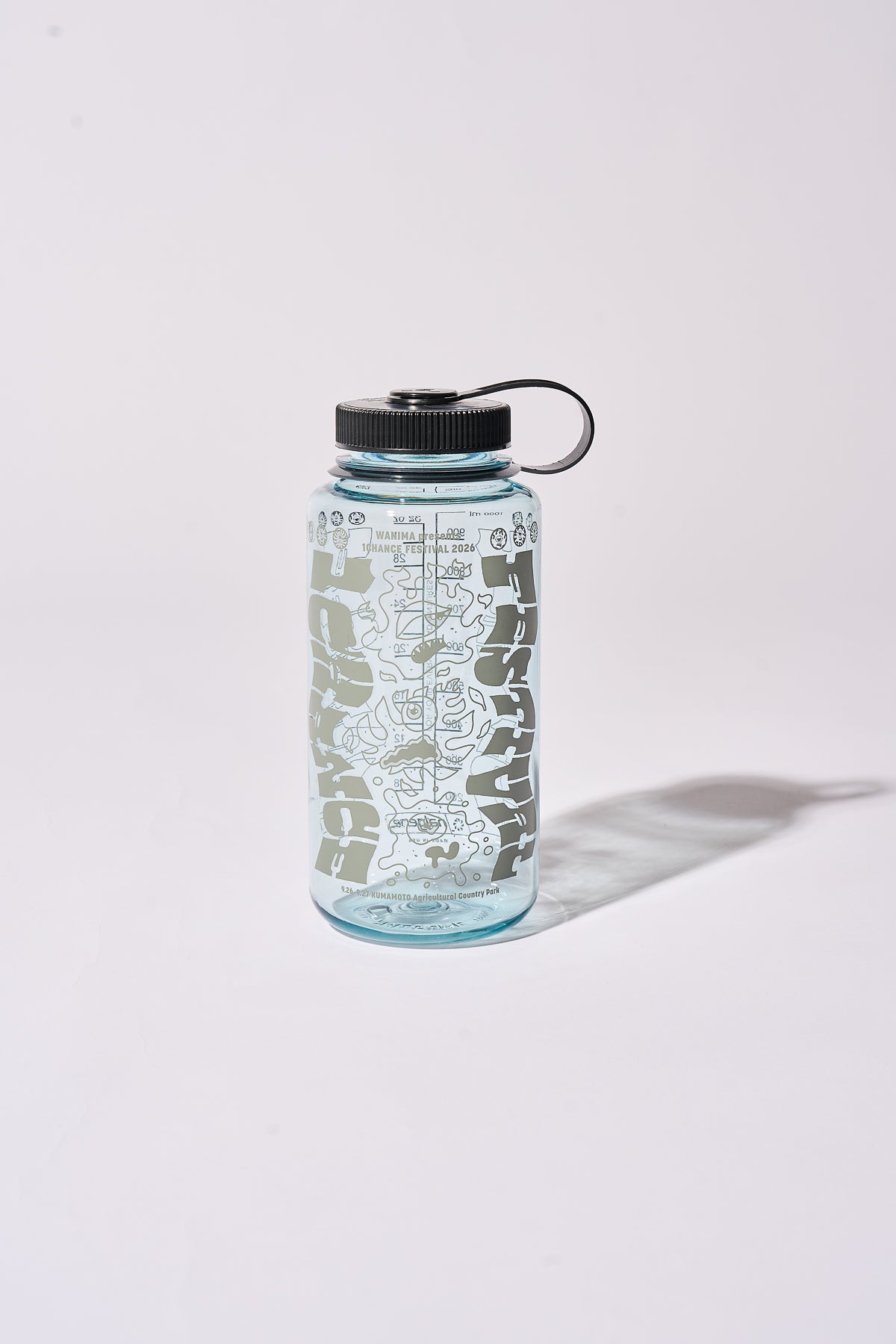 Nalgene 32oz Water Bottle "1CF  Rainbow" [SEAFOAM]
