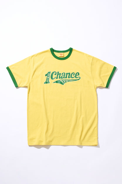 1CF26 RINGER TEE [Yellow × Green]