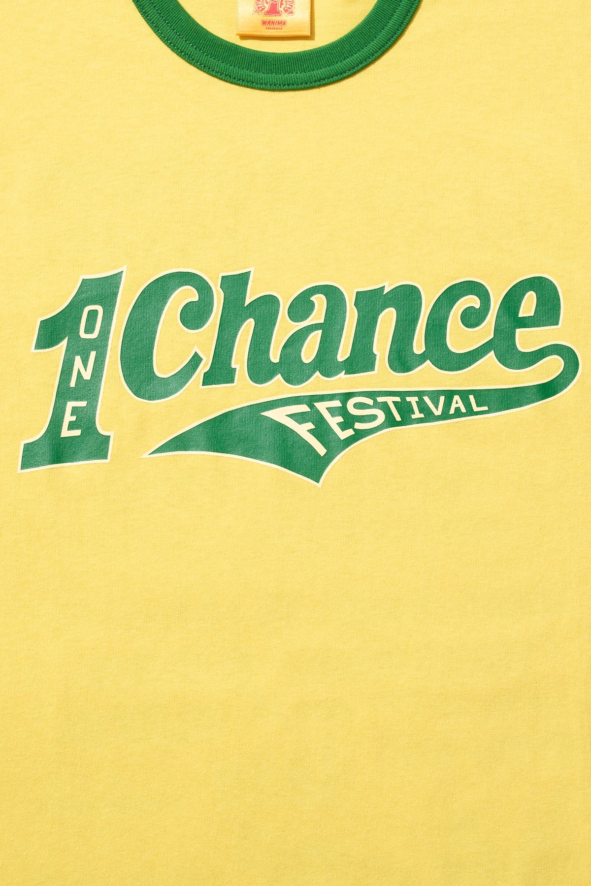 1CF26 RINGER TEE [Yellow × Green]