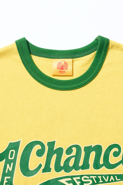 1CF26 RINGER TEE [Yellow × Green]