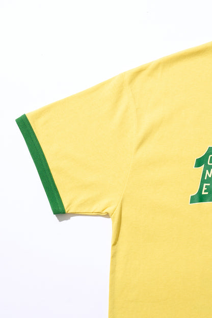 1CF26 RINGER TEE [Yellow × Green]