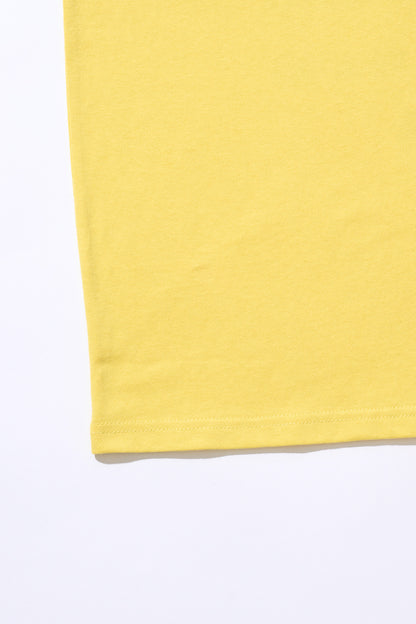 1CF26 RINGER TEE [Yellow × Green]
